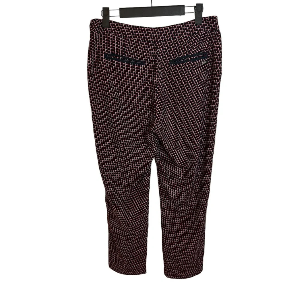 Armani Exchange Patterned Drawstring Ankle Pants - image 2